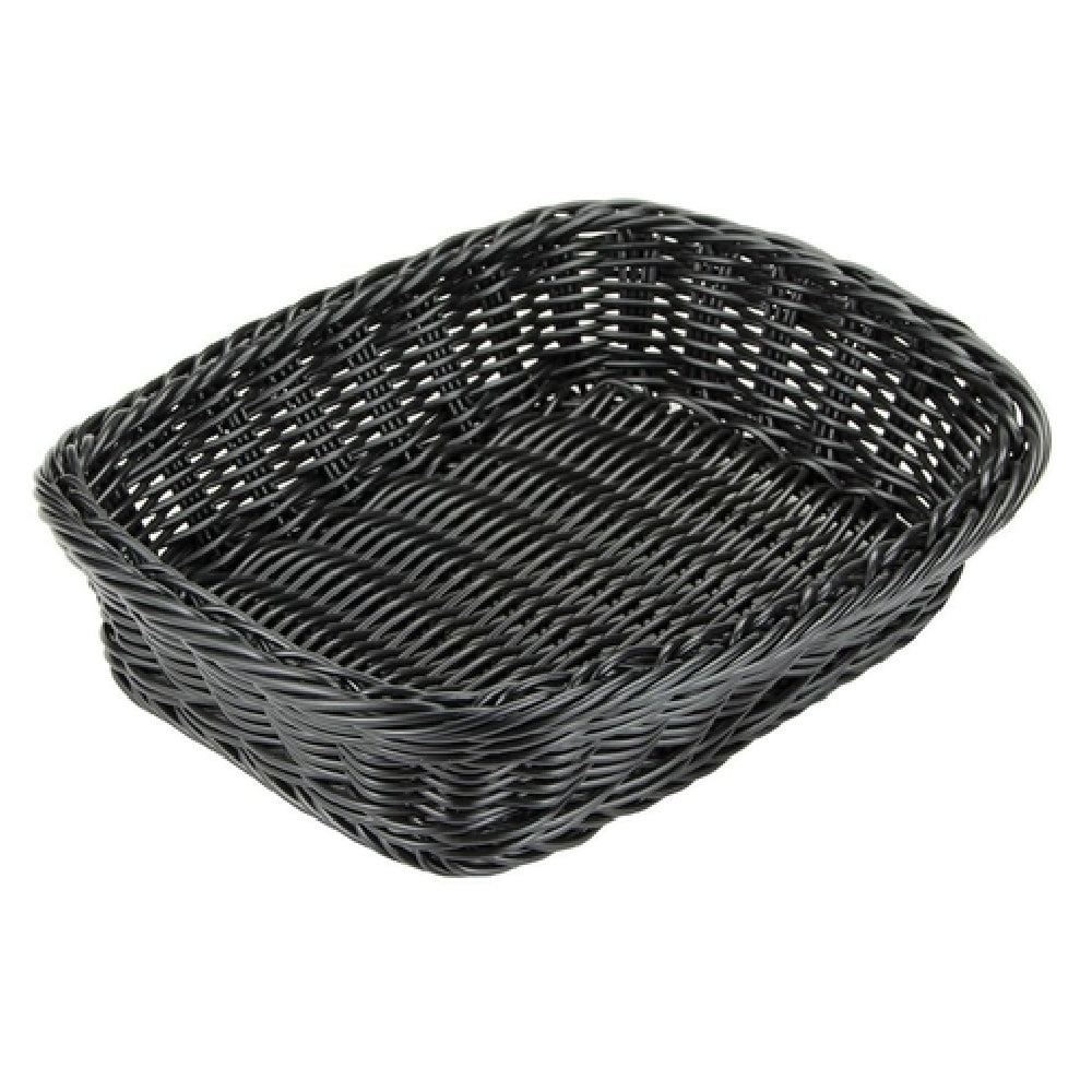 GET Enterprises WB-1508-BK Clipper Mill Designer Polyweave Basket™ 11-1/2" X 8-1/2" X 2-3/4"H