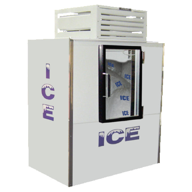 Howard-McCray ICB-1-GL Indoor Ice Merchandiser Bagged Ice 47 Cu. Ft. Capacity