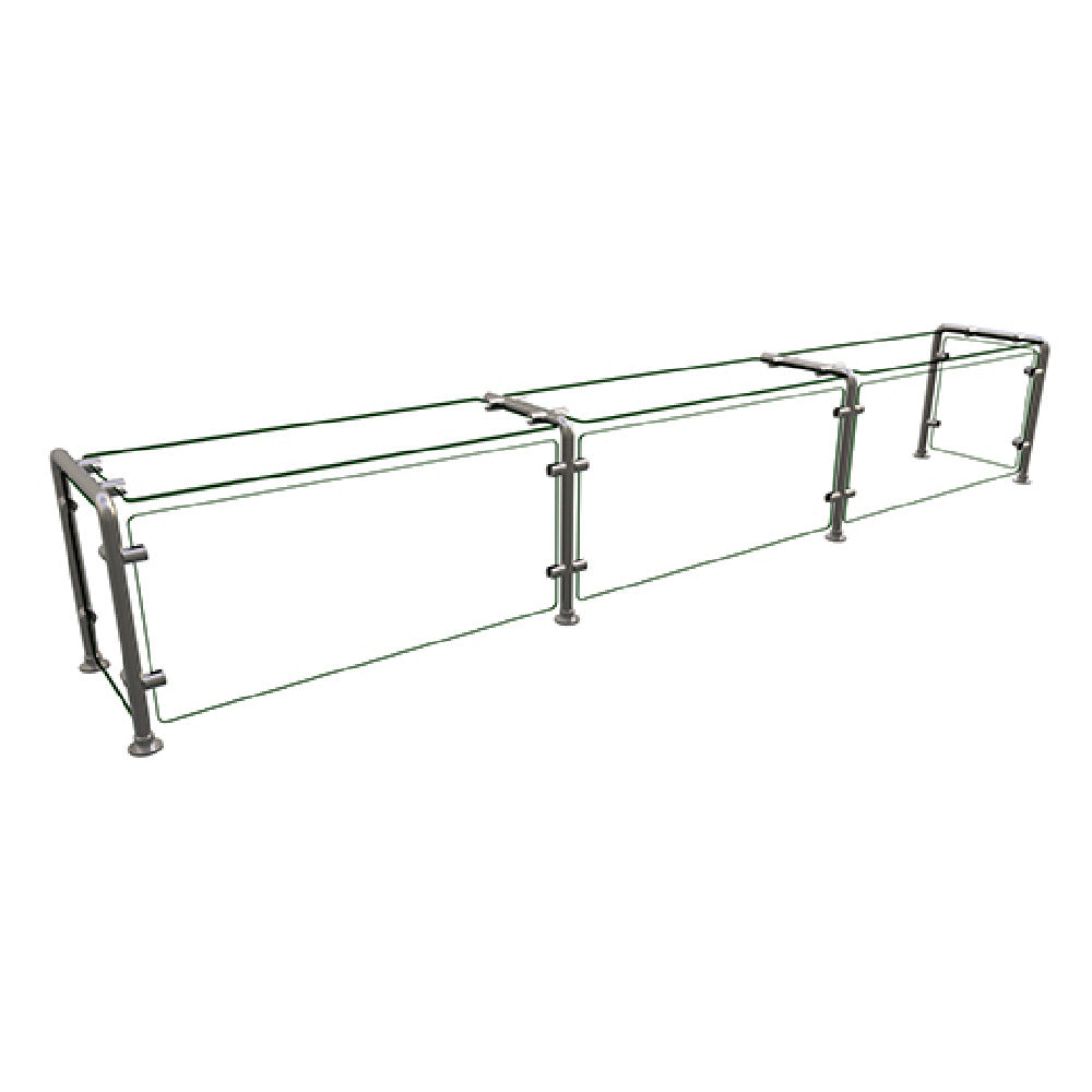 Hatco EP12-09615 Flav-R-Shield® EP12 Food Shield Full Service Pass-over 3 Bays 96"W X 15"D X 18"H