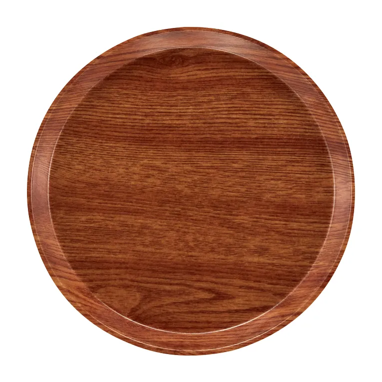 Cambro 1950309 Serving Camtray® Round 19-1/2" Dia. Java Teak