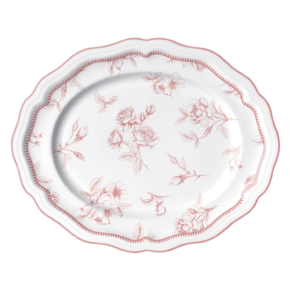 Steelite 62537FP817 Oval Platter 13.0" X 10.5" X 1.0" Adelina