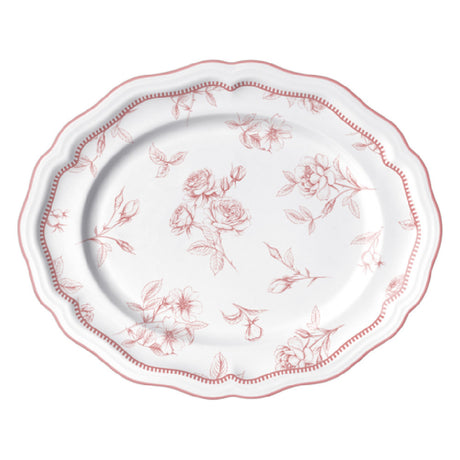 Steelite 62537FP817 Oval Platter 13.0" X 10.5" X 1.0" Adelina