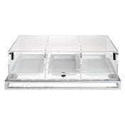 Hubert 74617 - Cerve Collection Pastry Display, 22-5/16"L X 14-15/16"W X 8-3/8"H