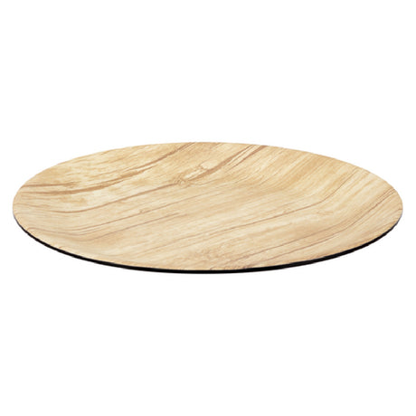 Bon Chef 53977BLK-BAMBOO Bread & Butter Plate 7-1/4" Dia. Round