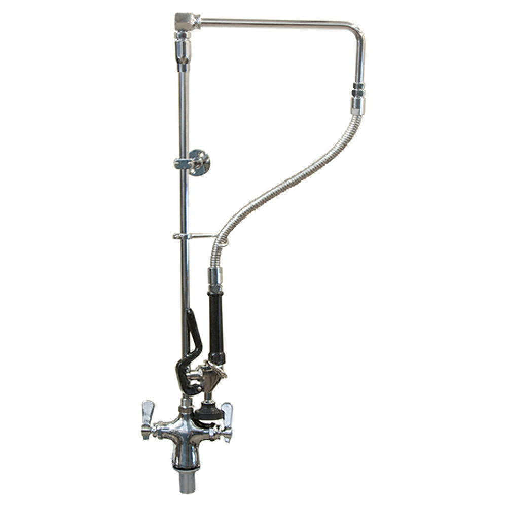 BK Resources BKF-DMSAPR-WB-AF14-G Optiflow Swing Arm Pre-Rinse Assembly Single Hole Deck Mount