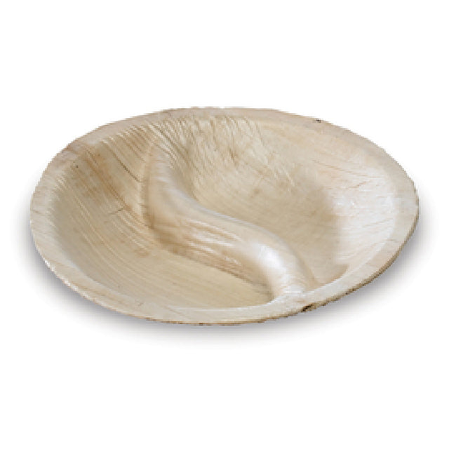 PacknWood 210BBA92C - Areca Palmying Dish, 1.2 Oz. 3.5" Dia. X 0.8"H, Yin Yang Shaped