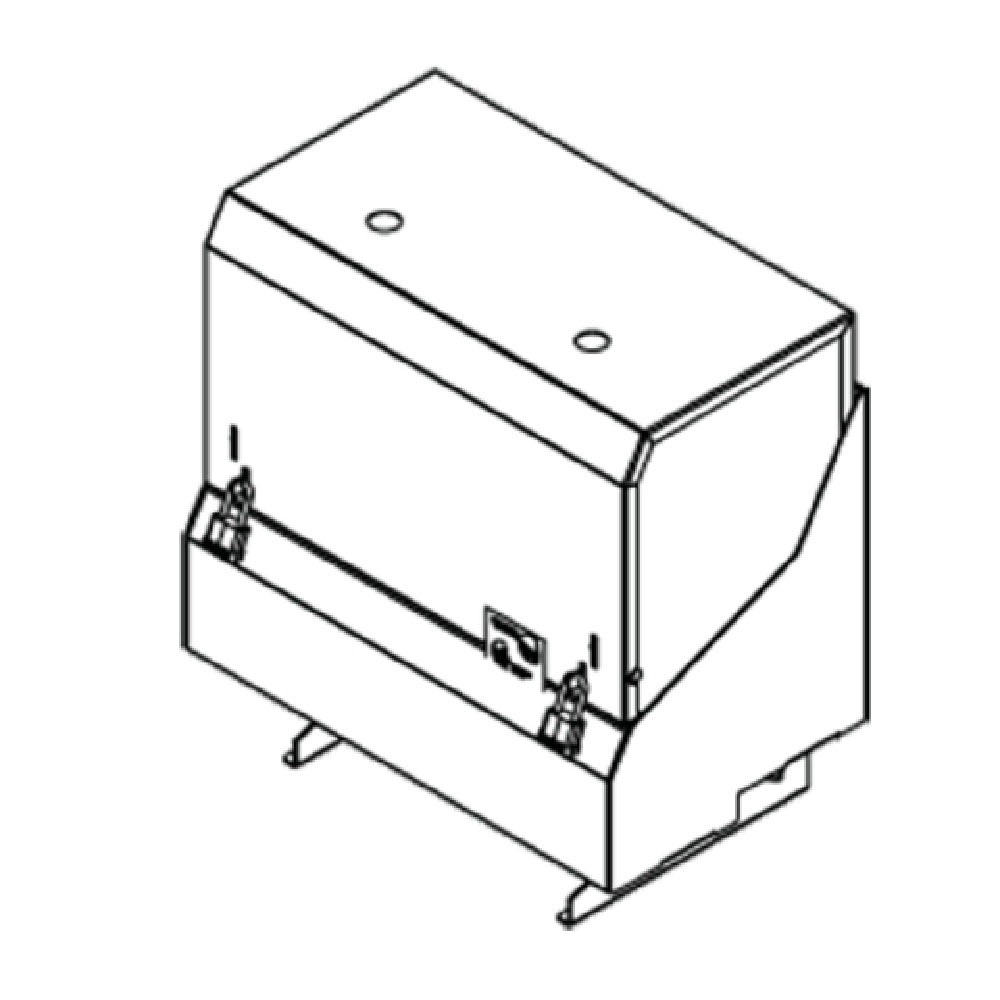 Perlick SRLC-D21R Locking Speed Rail Cover Double 21" W