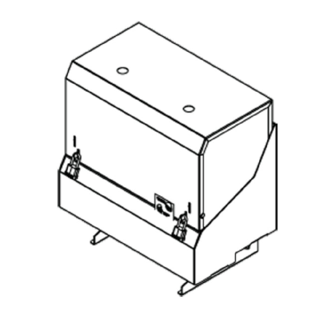 Perlick SRLC-D15R Locking Speed Rail Cover Double 15" W