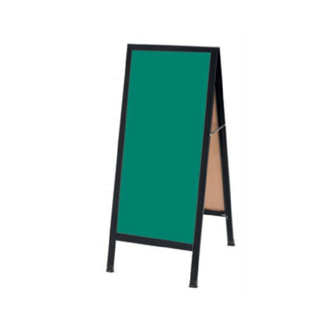 Aarco BA-3G Sidewalk Chalkboard 18"W X 42"H Green Composition Board