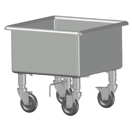 SPG DTO-25-2424 - Universal Stainless Scrap Basket, 24 X 24, Perforated