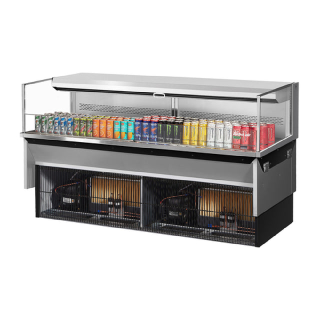 Turbo Air TOM-72L-UF-S-1SI-N Drop-In Horizontal Open Display Case Low Profile