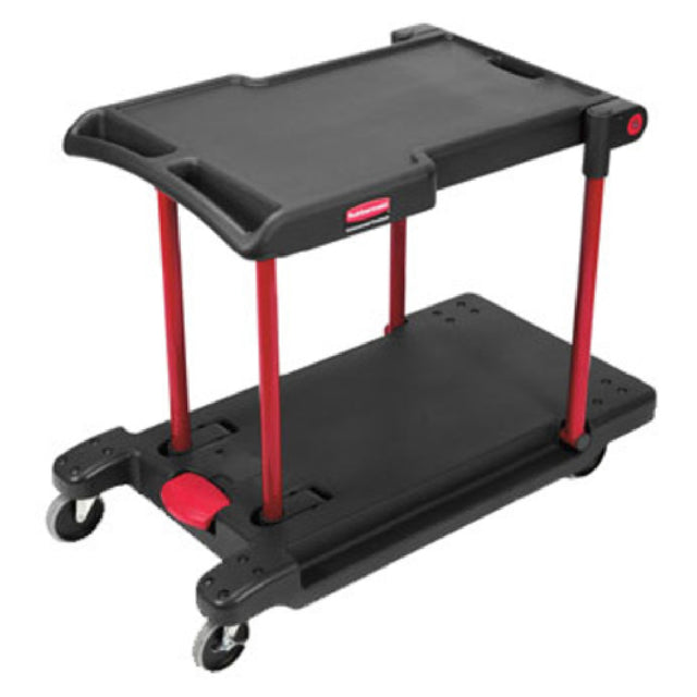 Rubbermaid FG430000BLA - Utility Cart, 23-4/5"L X 45-1/5"W X 34-2/5"H, Convertible