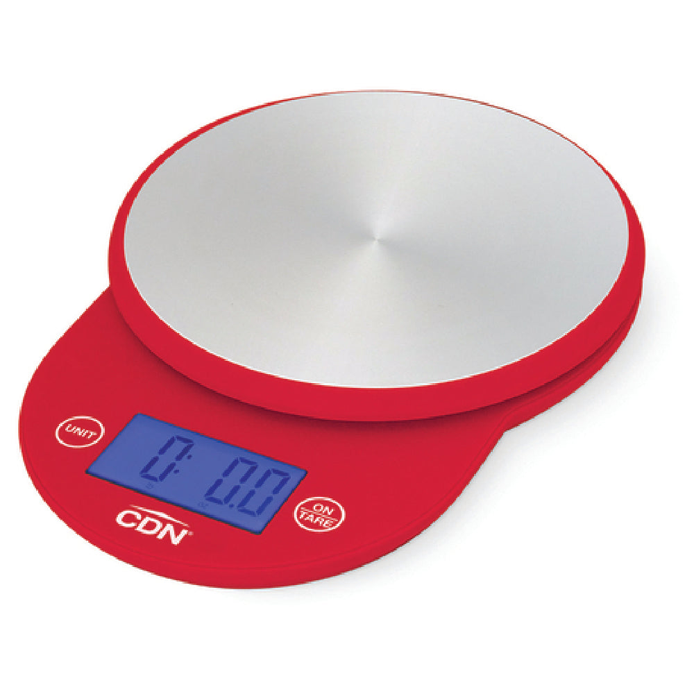 CDN SD1104-R Digital Scale 6"W X 8-1/8"D 4-1/2" Dia. Platform