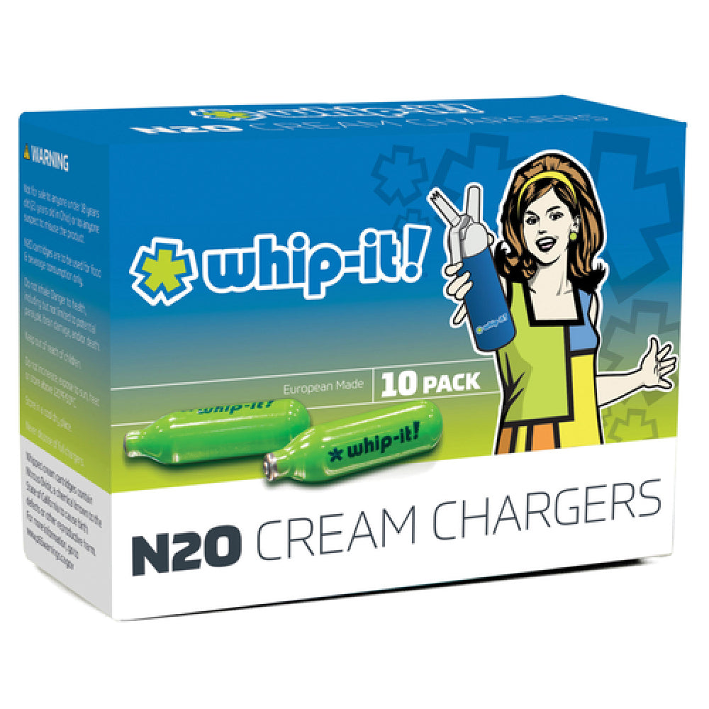 Harold Import Co. 6866 Whip It N2O Cream Charger (10 Each Per Box)