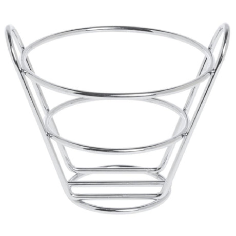 Hubert 68468 - Appetizer Basket, 4-1/2" Dia. X 4-1/2"H, Round