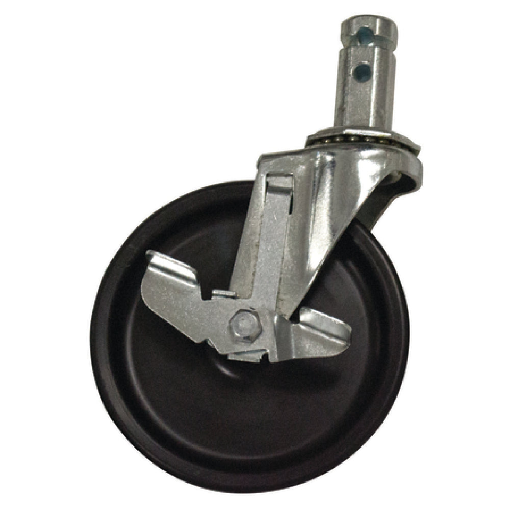 Advance Tabco RA-26 Bolted Stem Caster With Brake 5" Diameter (for Use On Welded Pan Racks) (1 Each)