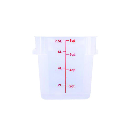 Hubert 23459 - CenPro® Food Storage Container, 8-3/4"W X 8-3/4"D X 8-1/2"H, Square