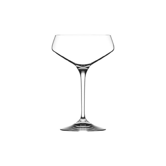 Steelite 662RCR312 Champagne Saucer Glass 11.25 Oz. (H 6-3/4" M 4-1/2" T 3-7/8" B 3-1/4") EcoCrystal