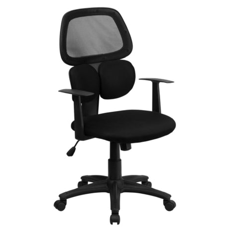 Flash Furniture BT-2755-BK-GG Swivel Task Chair 38-1/2" To 42-1/4" Adjustable Height