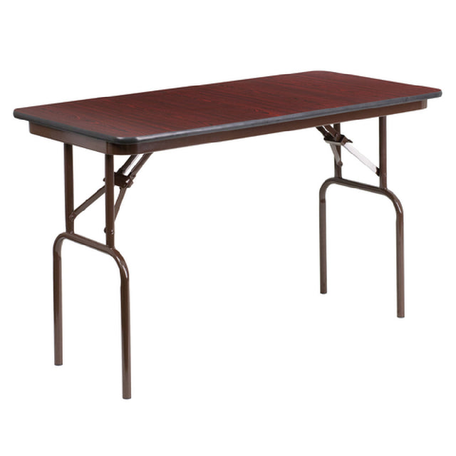 Flash Furniture YT-2448-MEL-WAL-GG Folding Table 48"W X 24"D X 30"H Seats Up To 4 Adults