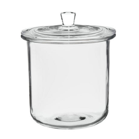 Anchor Hocking 14909L24 Goode Sundry Jar With Glass Lid 3 Qt. Glass (2 Each Per Case)