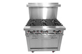 Connerton Cooking CN36-6_NAT Restaurant Range Gas 36"W X 33.9"D