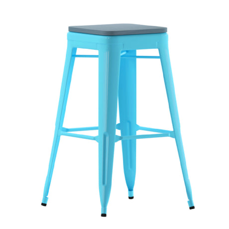 Flash Furniture 4-ET-31320-30-TL-R-PL2C-GG Cierra Indoor Bar Stool 440 Lb. Weight Capacity