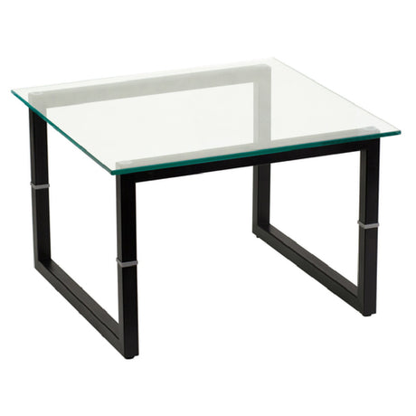 Flash Furniture FD-END-TBL-GG End Table 23-5/8"W X 23-5/8"D X 15-1/2"H 1/2" Thick Clear Glass Top