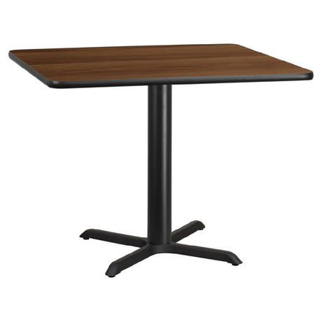 Flash Furniture XU-WALTB-4242-T3333-GG Table 42"W X 42"D X 31-1/8"H Dining Height