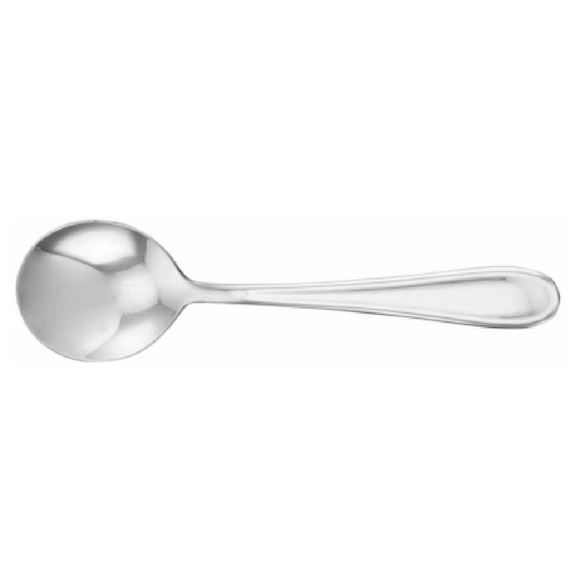 Steelite WL0412 Bouillon Spoon 6-1/2" 18/0 Magnetic Stainless Steel
