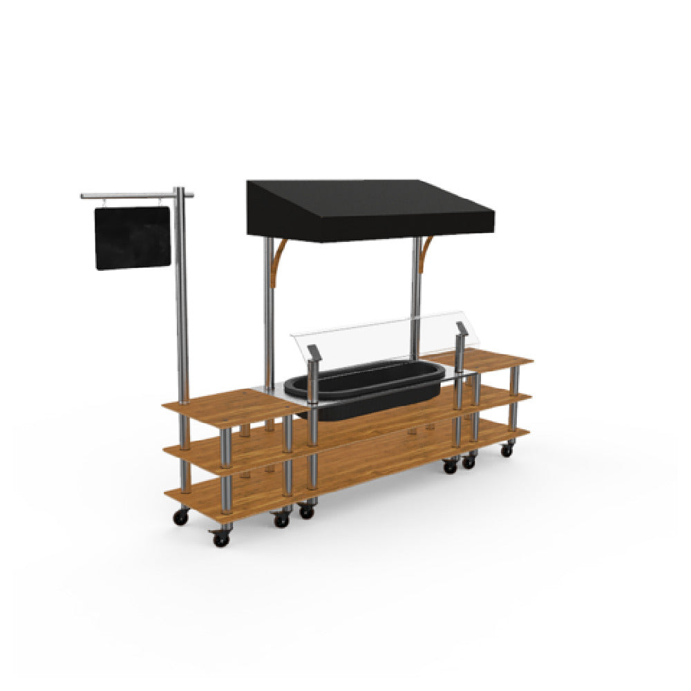 Steelite MGCMLA01BSBW - Classic Canopy Cooling Station, 130.0" X 29.5" X 96.0", Modular