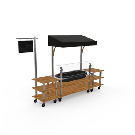 Steelite MGCMLA01BSBW - Classic Canopy Cooling Station, 130.0" X 29.5" X 96.0", Modular