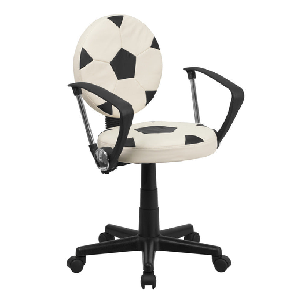 Flash Furniture BT-6177-SOC-A-GG Soccer Task Chair 32-3/4" To 37-1/4" Adjustable Height