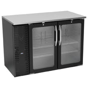 Victory VBBN48HC-FG-B - Back Bar Refrigerator, Food Rated, Two-section