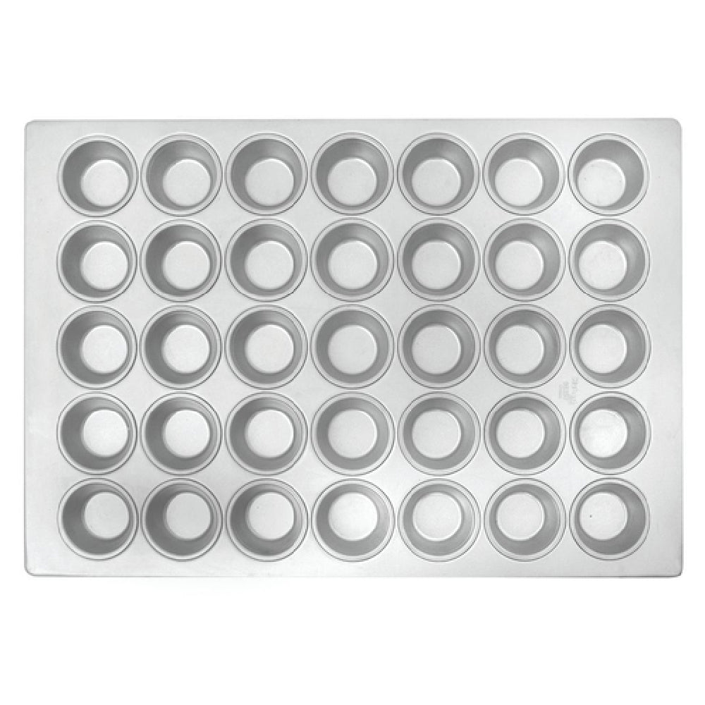Hubert 95257 - Muffin Pan, Holds (35) 3-4/5 Oz. Muffins (5 Rows Of 7), 25-7/8" X 17-7/8" X 1-3/8"H