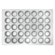 Hubert 95257 - Muffin Pan, Holds (35) 3-4/5 Oz. Muffins (5 Rows Of 7), 25-7/8" X 17-7/8" X 1-3/8"H