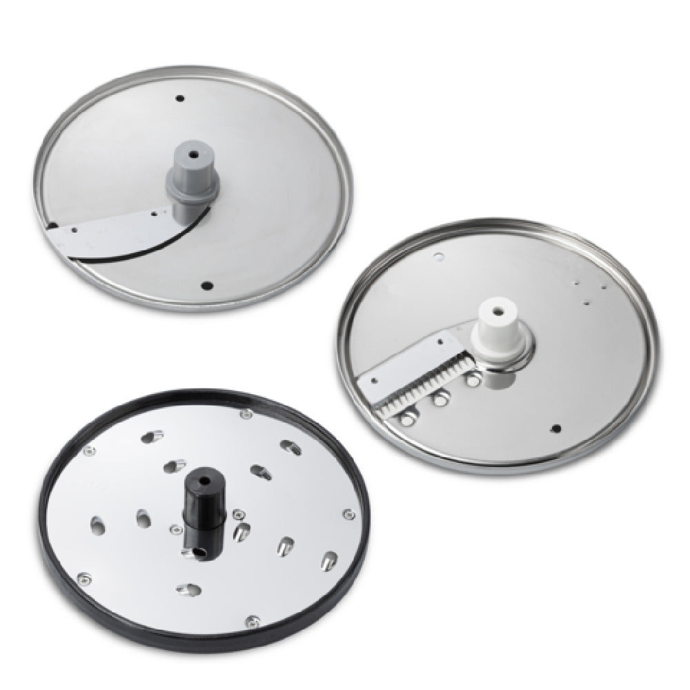 Eurodib 653867 Dito Sama Set Of 3 Discs Dia. 175 Mm (1mm Slicer 4mm Julienne/shredder 7mm Grater)