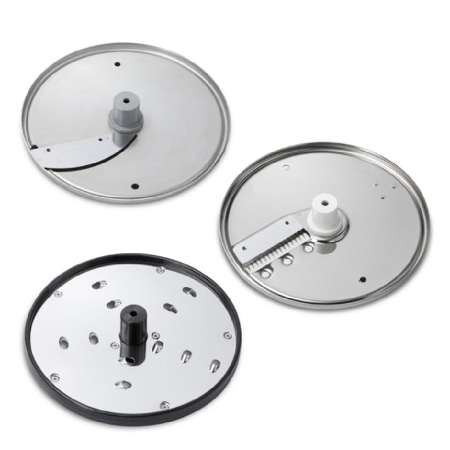 Eurodib 653867 Dito Sama Set Of 3 Discs Dia. 175 Mm (1mm Slicer 4mm Julienne/shredder 7mm Grater)