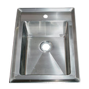 Winholt WS-DIS-ME-1621DP14KT - Drop-in Sink, One Compartment, 16 Gauge Stainless Steel