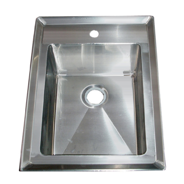 Winholt WS-DIS-ME-1621DP14KT - Drop-in Sink, One Compartment, 16 Gauge Stainless Steel