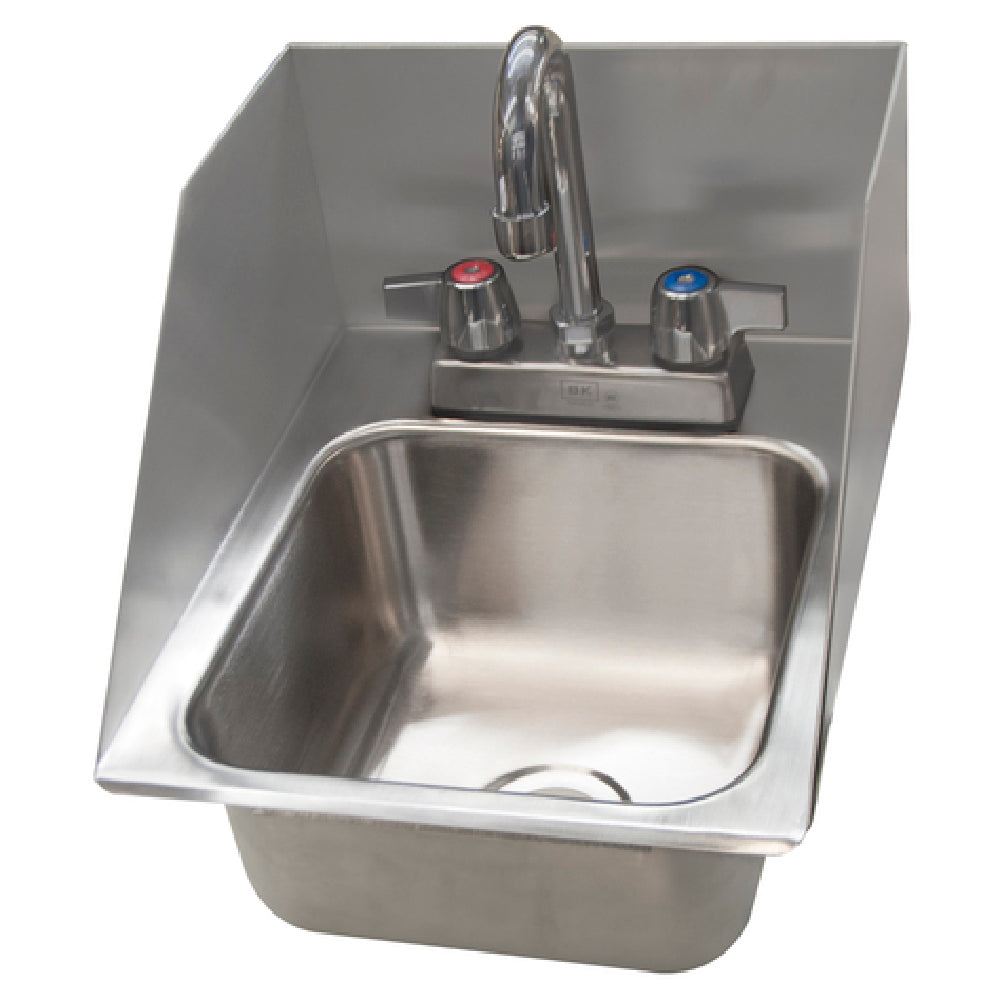 BK Resources DDI-0909524S-P-G Deep Drawn Drop-In Sink One Compartment 11-1/8"W X 13-1/2"D X 11"H Overall Size