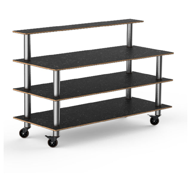 Steelite MGCMLB13MSXW Mogogo Buffet Solutions Modular Classic Plus 3-tier 71" X 29-1/2" X 47"H