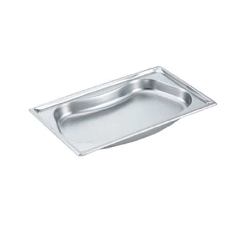 Vollrath 3101120 Super Pan® Super Shape Full Kidney Pan 5.1 Quart 22 Gauge