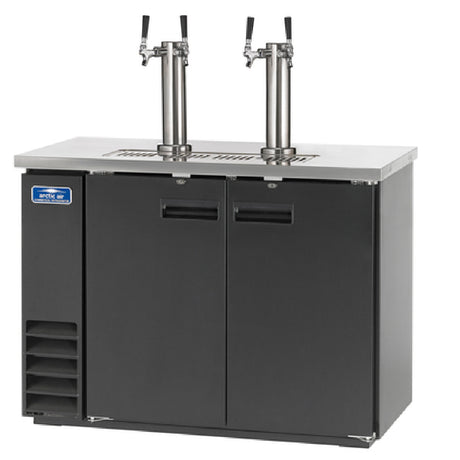 Arctic Air ADD48R-2 Direct Draw Draft Beer Dispenser 49"W 12.5 Cu. Ft. Capacity