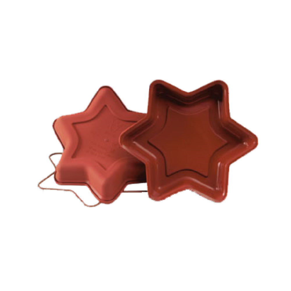 Louis Tellier SFT201 Uniflex Silicone Collection Small Star Mold 10-1/4" Dia. X 1-9/16"H