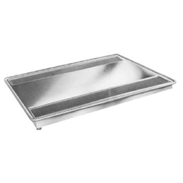 Atlas Metal WUD-35 Urn Drain Drop-in With Double Drain Trough 35"W