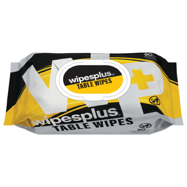 Carlisle 37665 WipesPlus® Table Wipes Refill Pack White (90 Wipes Per Pack 12 Packs Per Case)