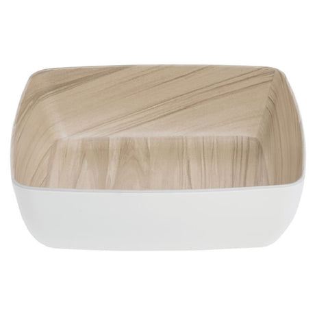 Hubert 46343 - Kalm Collection Bowl, 158 Oz., 9-7/8" X 9-7/8" X 3"H