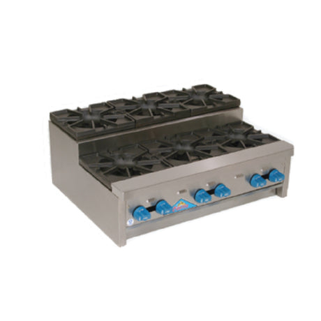 Comstock-Castle SUFHP36 Hotplate Step-Up Saute Countertop