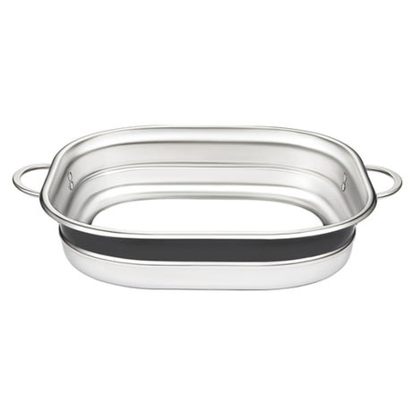 Bon Chef 72004-BL-B Country French X Steam Table Food Pan Ring 15" X 11" X 4"